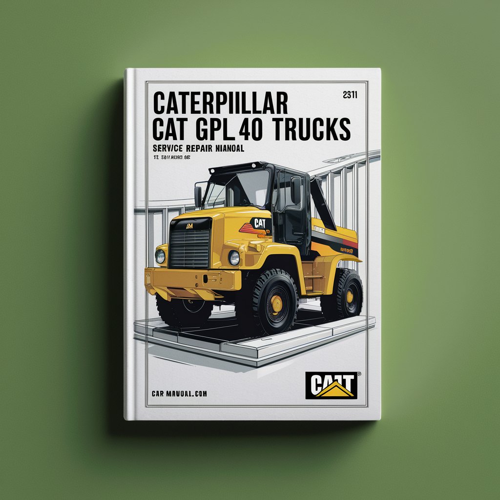 Caterpillar Cat GP40 GPL40 Lift Trucks Service Repair Manual