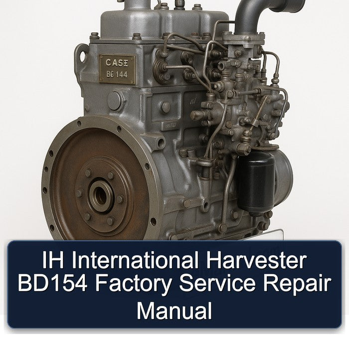 IH International Harvester BD154 Service Repair Workshop Manual PDF