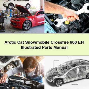 Arctic Cat Snowmobile Crossfire 600 EFI Illustrated Parts Manual