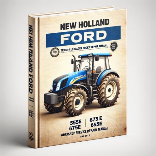 New Holland Ford 555E 575E 655E 675E Tractor Loader Backhoe Workshop Service Repair Manual TLB