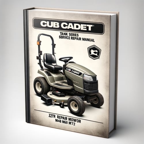 Cub Cadet Tank Series Service Repair Manual ZTR Mower M48 M60 M72