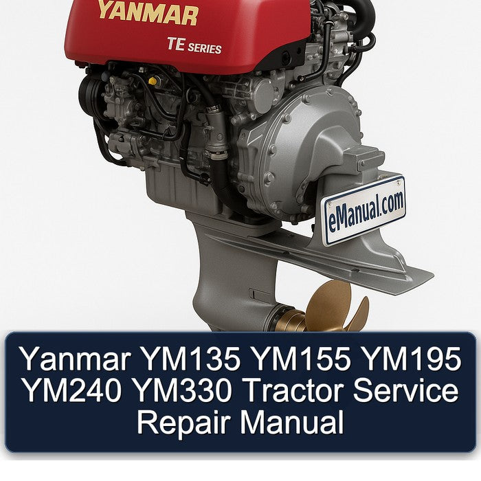 Yanmar YM135 YM155 YM195 YM240 YM330 Tractor Service Repair Workshop Manual PDF