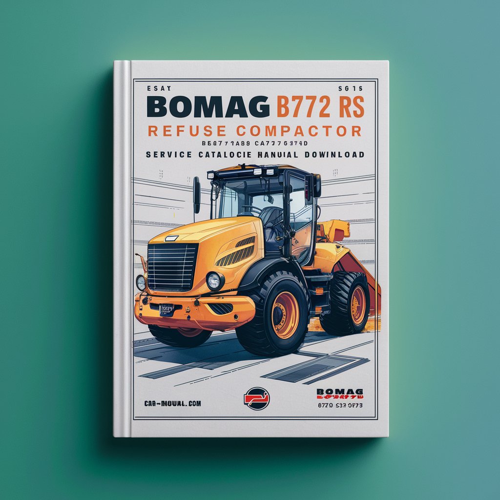 Bomag BC772 RS refuse compactor Service Parts Catalogue Manual SN101570561002-101570561035