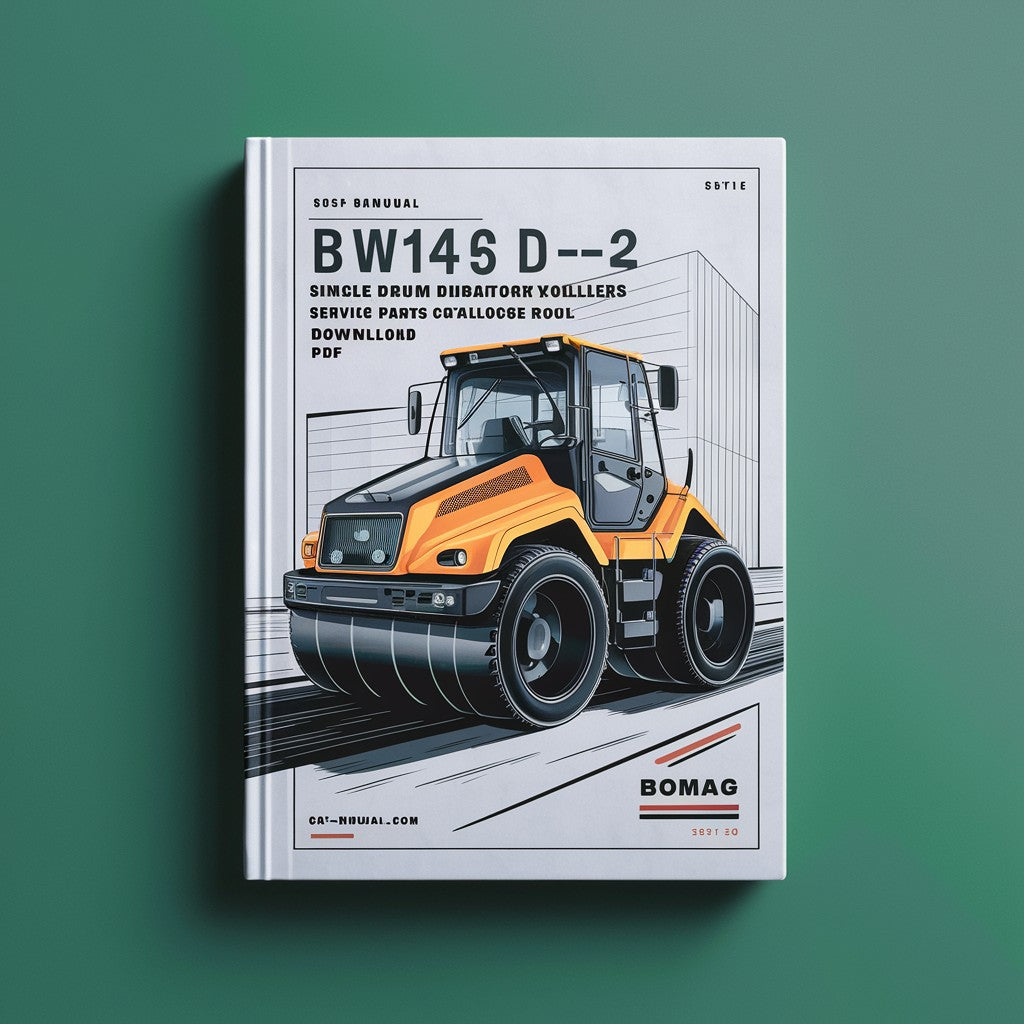 Bomag BW142 D-2 Single drum vibratory rollers Service Parts Catalogue Manual SN136510121001-136510129999