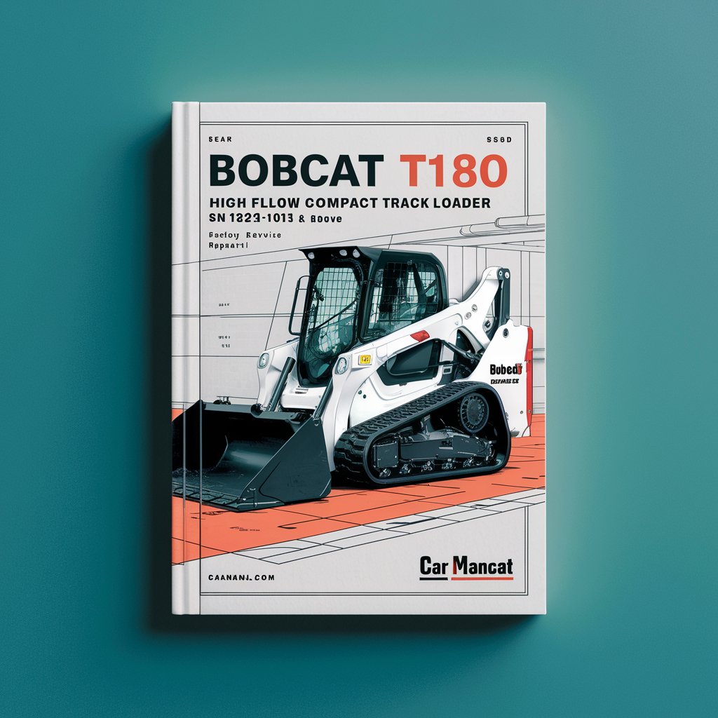 BOBCAT T180 Turbo High FLOW Compact TRACK Loader SN 524211001 & Above Factory Service Repair Manual