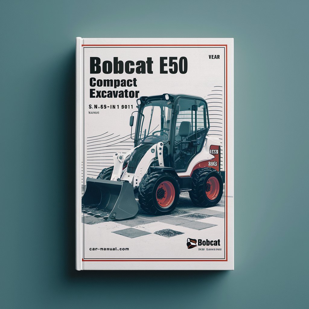 BOBCAT E50 Compact Excavator SN AG3N11001 & Above Operation & Maintenance Manual
