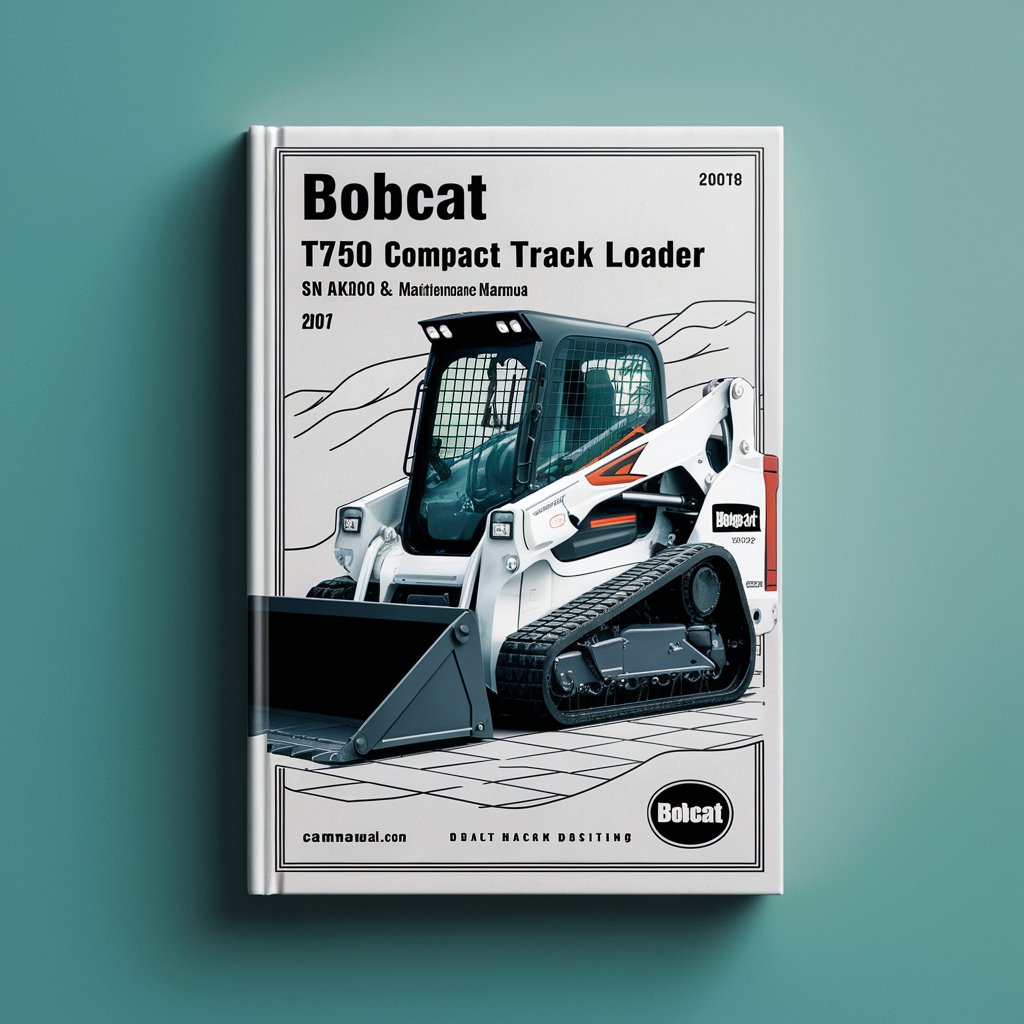BOBCAT T750 Compact TRACK Loader SN ANKA11001 & Above Operation & Maintenance Manual