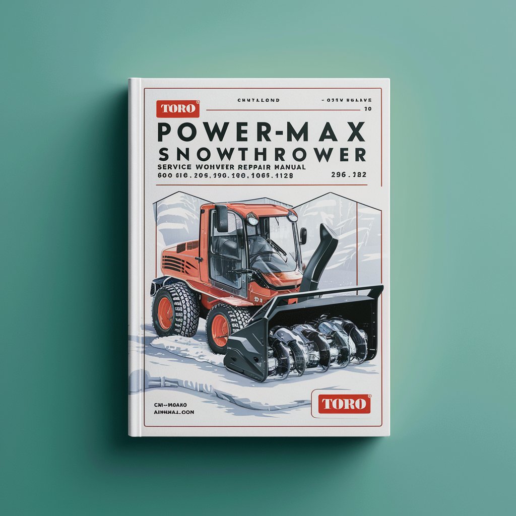 Toro PowerMax Snowthrower Service Workshop Repair Manual Snowblower Snow Thrower Blower 6000 726 826 828 1028 1128 Power Max