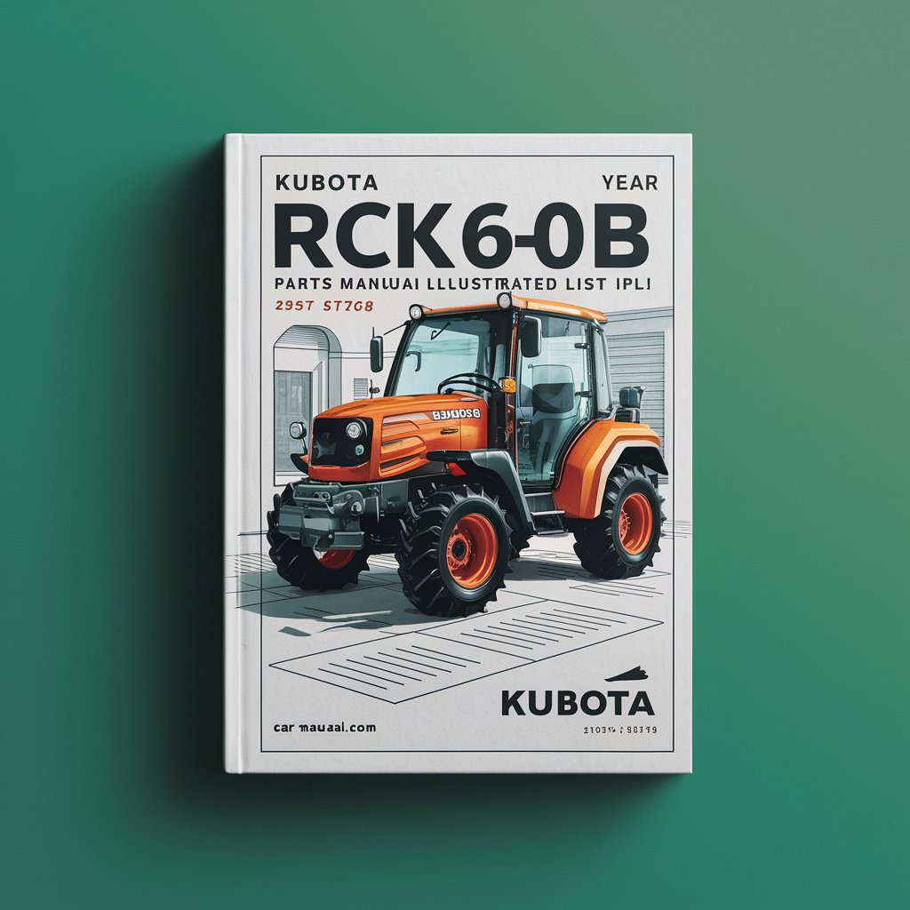 KUBOTA RCK60B Parts Manual ILLUSTRATED List IPL