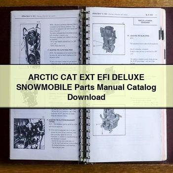 ARCTIC CAT EXT EFI DELUXE Snowmobile Parts Manual Catalog