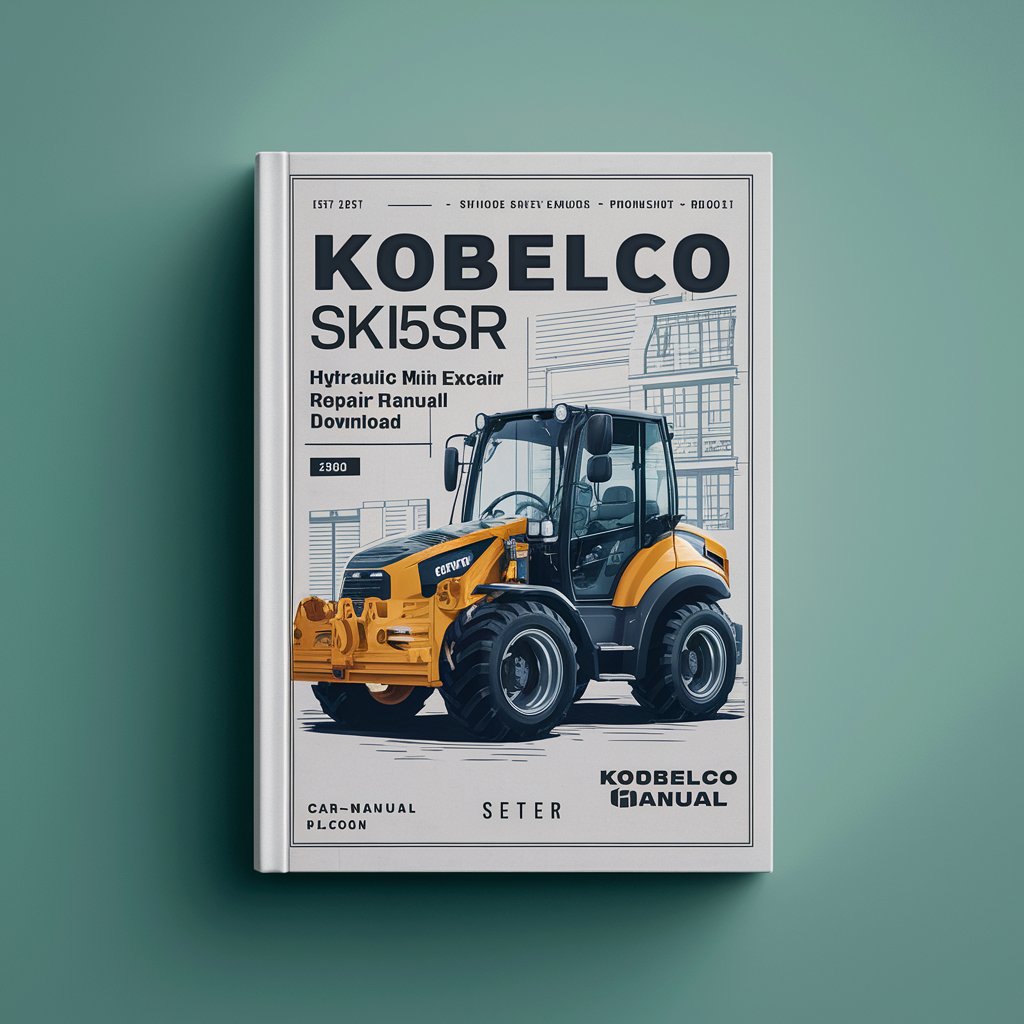 Kobelco SK15SR SK20SR Hydraulic Mini Excavator Workshop Service Repair Manual (PU06001- PM02001-)