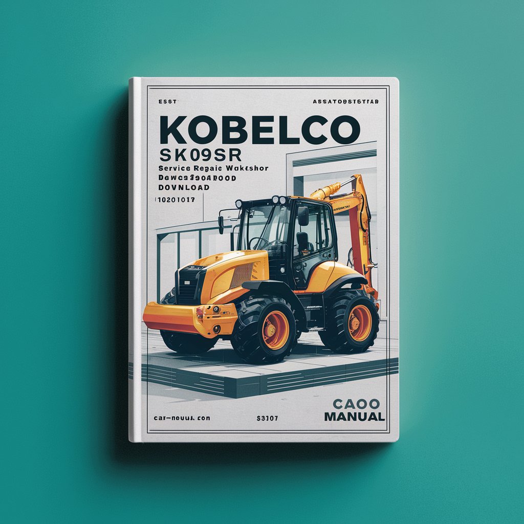 Kobelco SK09SR Mini Excavator Service Repair Workshop Manual (PA02-00101)