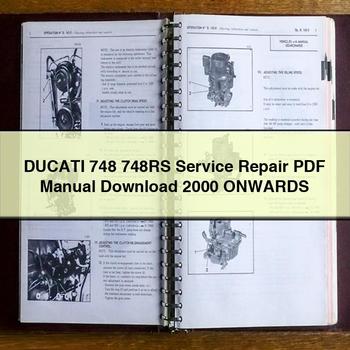 DUCATI 748 748RS Service Repair Manual 2000 ONWARDS