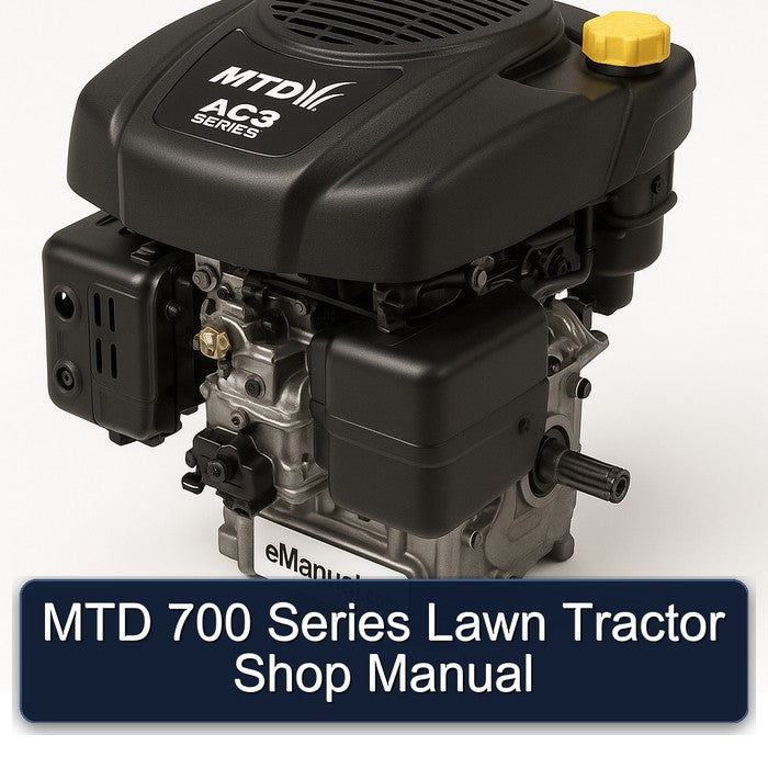 MTD 700 Series Lawn Tractor Shop Service Repair Workshop Manual