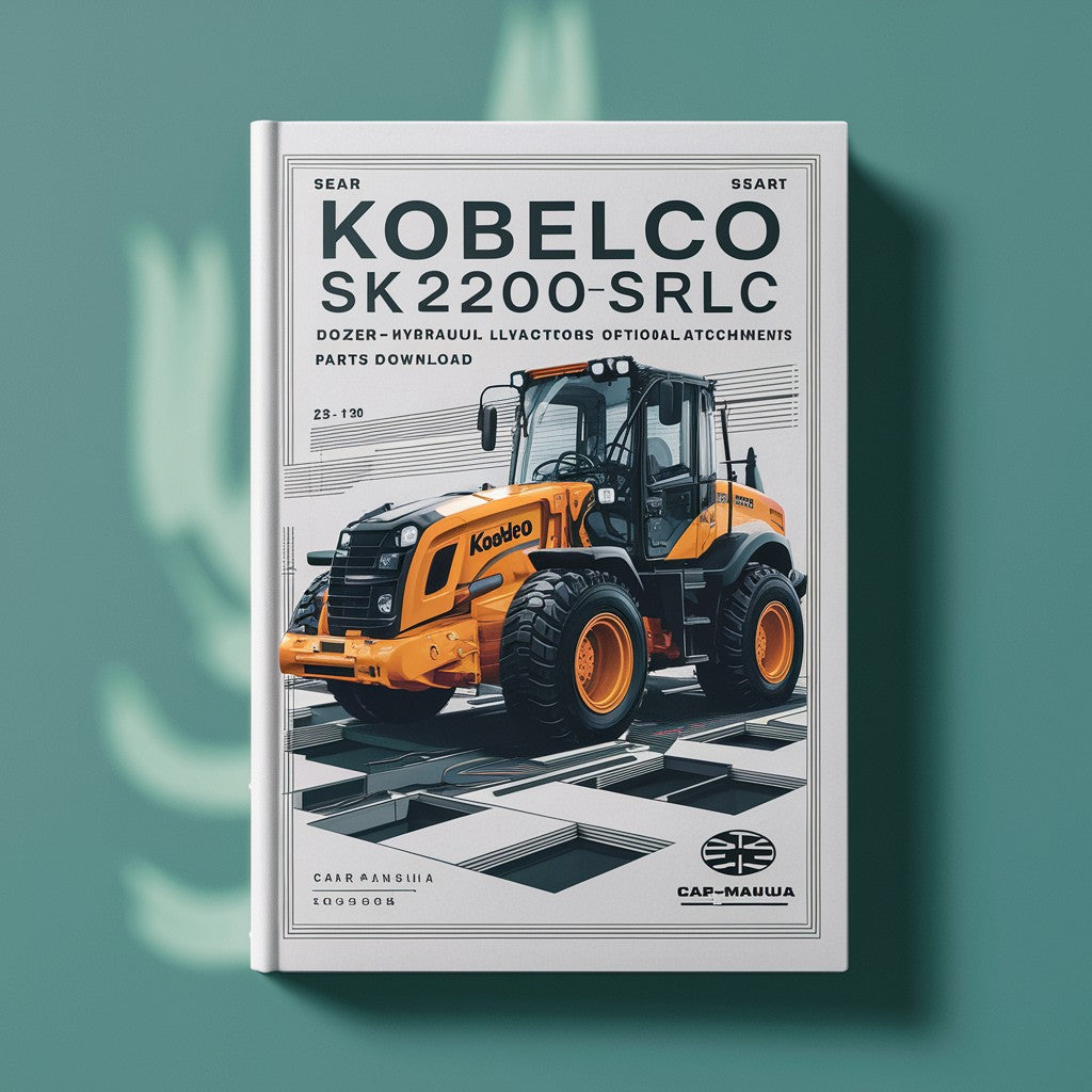 Kobelco SK200SR SK200SRLC Dozer Hydraulic Excavators Optional Attachments Parts Manual (LA01-01001 YB01-01001) S3YB03401ZE01