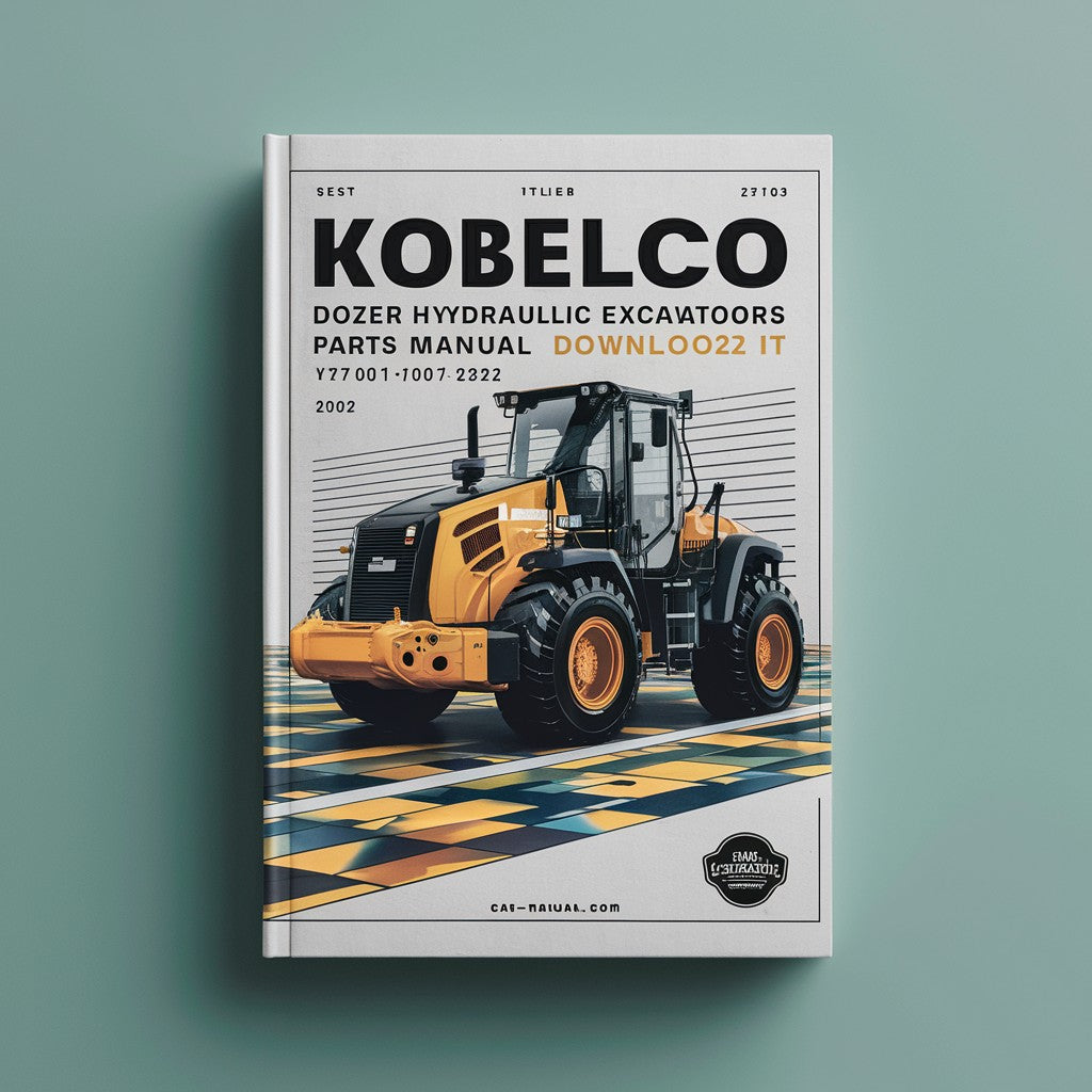 Kobelco SK70SR Dozer Hydraulic Excavators Optional Attachments Parts Manual (YT01-00101-03782) S3YT03402ZE03
