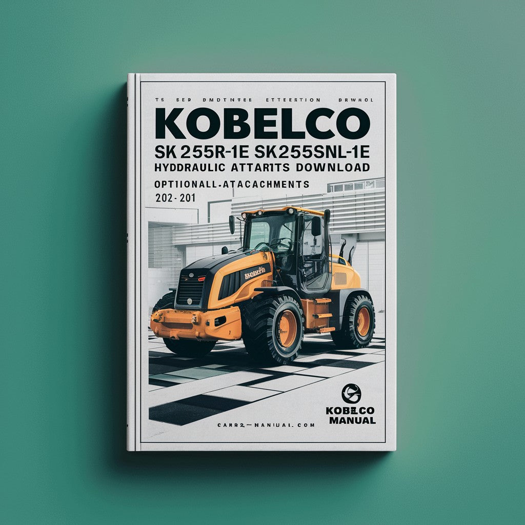 Kobelco SK235SR-1E SK235SRNLC-1E Hydraulic Excavators Optional Attachments Parts Manual (YF02-01201 FU02-00501) S3YF03202ZE01