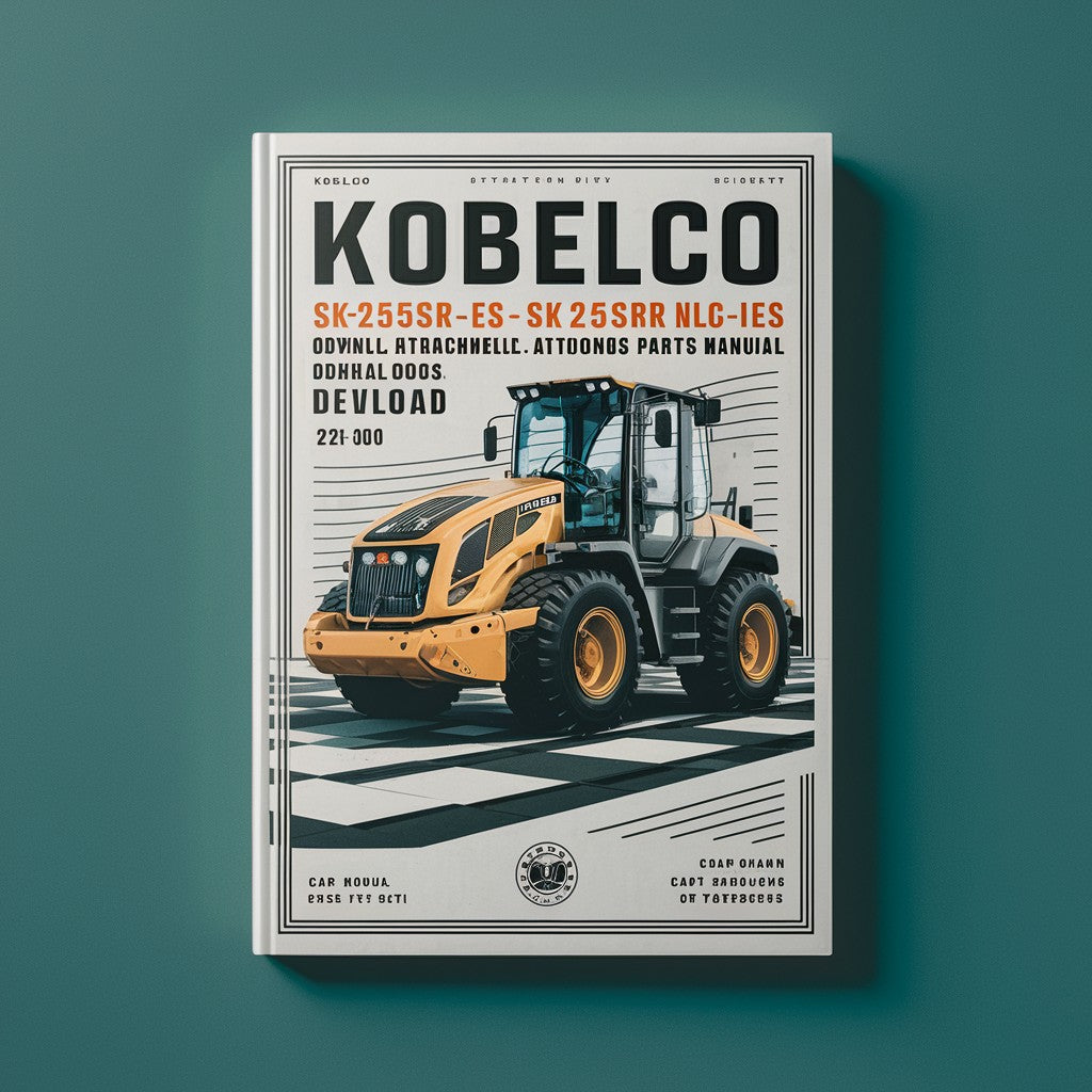 Kobelco SK235SR-1ES SK235SRNLC-1ES Dozer Hydraulic Excavators Optional Attachments Parts Manual (YF04-01501 FU04-00801) S3YF03203ZE01