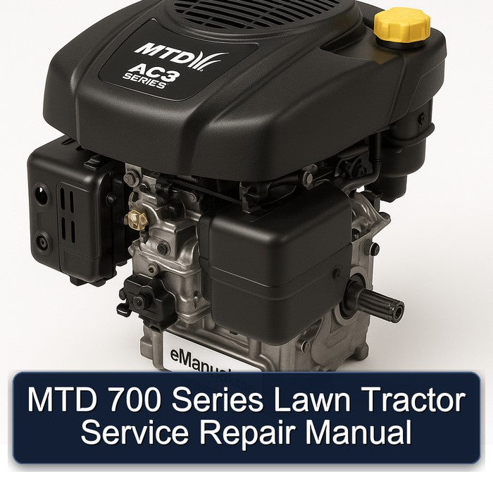 MTD 700 Series Lawn Tractor Service Repair Workshop Manual PDF