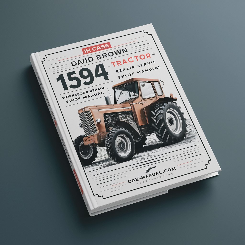 IH Case David Brown 1594 Tractor Workshop Repair Service Shop Manual - Improved