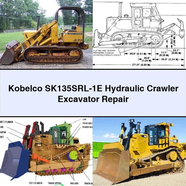 Kobelco SK135SRL-1E Hydraulic Crawler Excavator Repair
