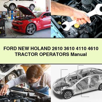 Ford New Holand 2610 3610 4110 4610 Tractor Operators Operator's Manual