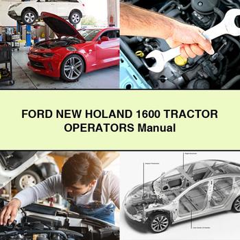 Ford New Holand 1600 Tractor Operators Operator's Manual