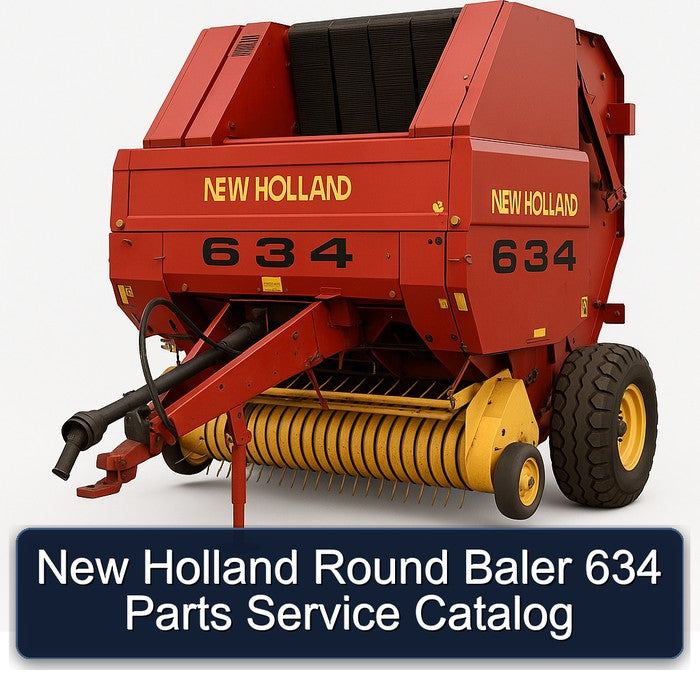 New Holland Round Baler 634 Service Repair Workshop Manual