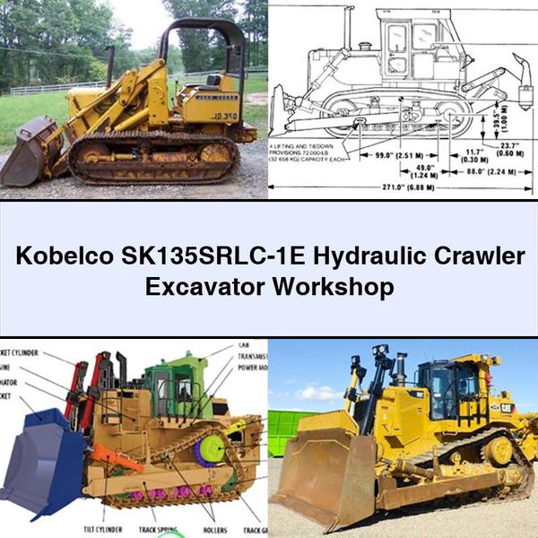 Kobelco SK135SRLC-1E Hydraulic Crawler Excavator Workshop