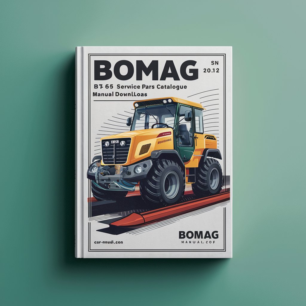 Bomag BT65 Tamper Service Parts Catalogue Manual SN101540441001-101540444219