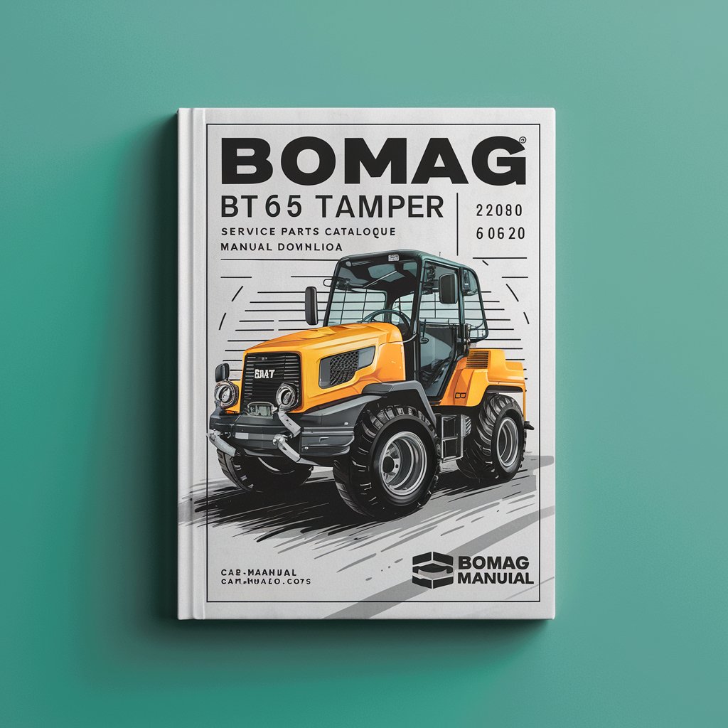 Bomag BT65 Tamper Service Parts Catalogue Manual SN101540444220-101540446569