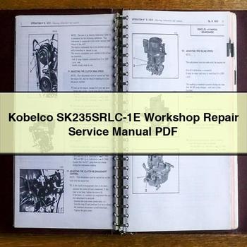 Kobelco SK235SRLC-1E Workshop Repair Service Manual