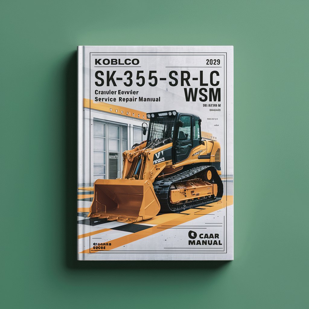 Kobelco SK235SRLC-1E Crawler Excavator WSM Service Repair Manual