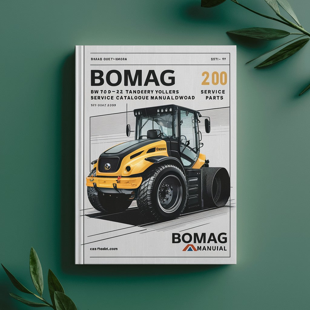Bomag BW 170 AD-2 AM Tandem vibratory rollers Service Parts Catalogue Manual SN101870131001 -101870131021