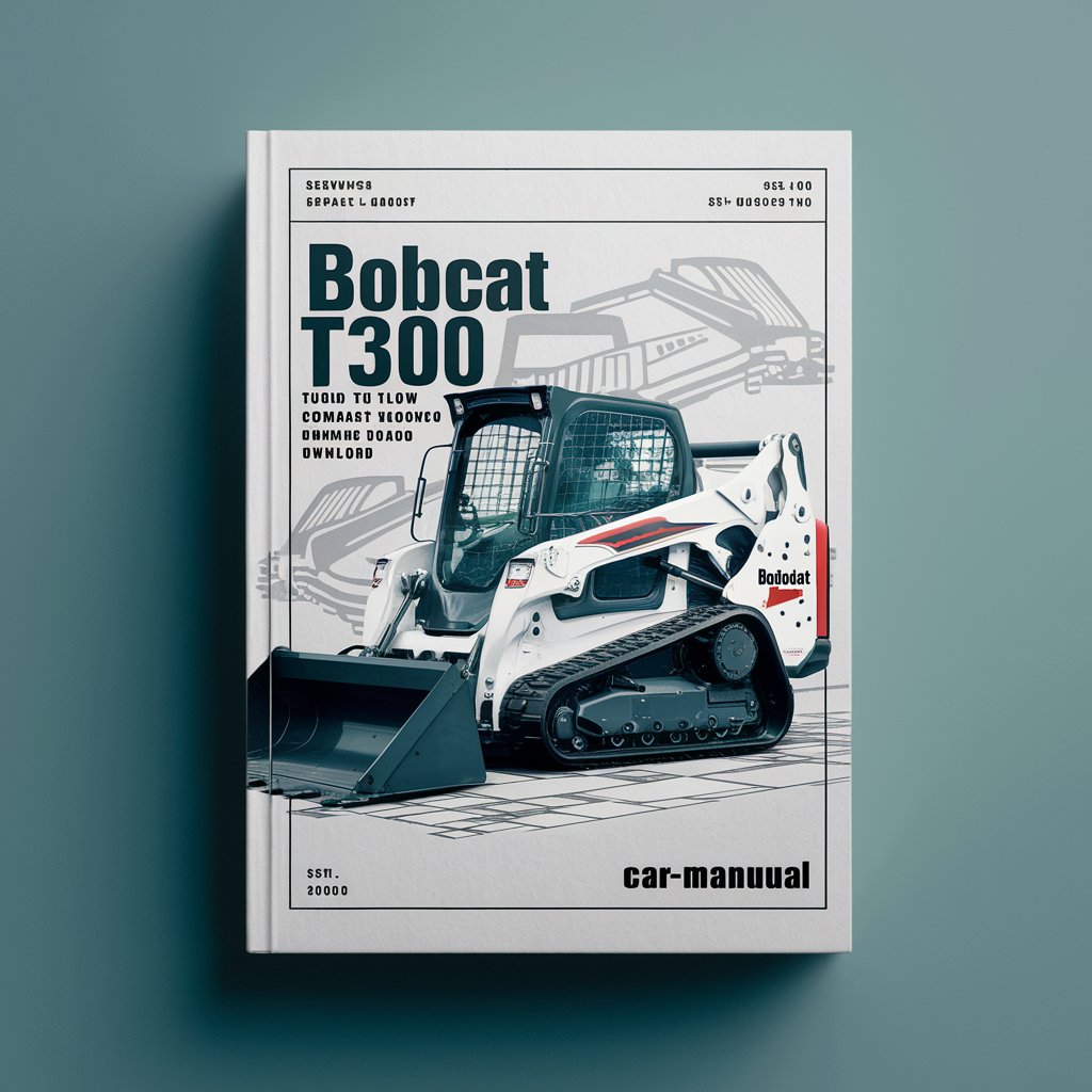 Bobcat T300 Turbo T300 Turbo High Flow Compact Track Loader Service Repair Workshop Manual ( S/N 525411001 & Above S/N 525511001 & Above )