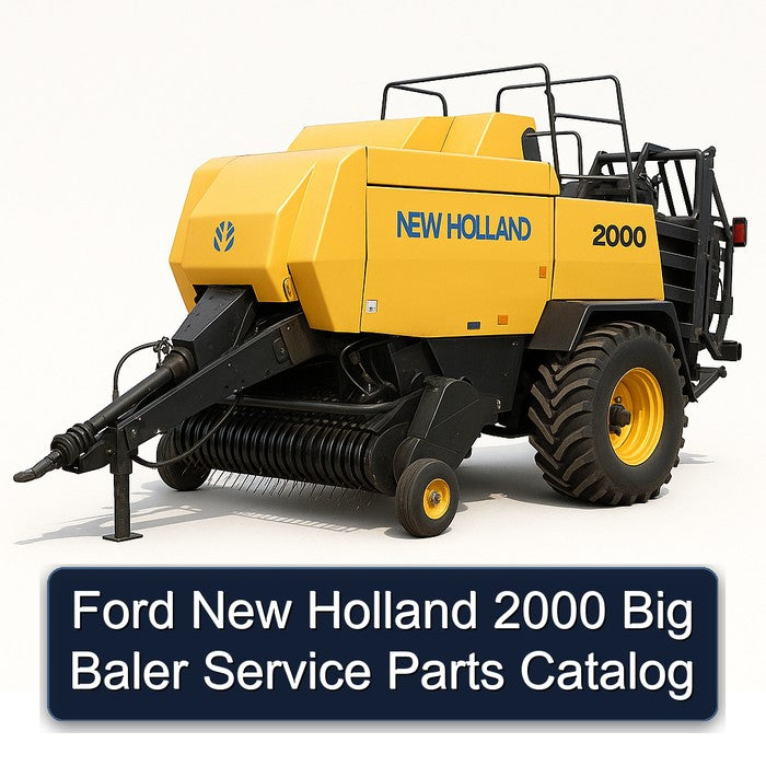2000 Ford New Holland Big Baler Parts Catalog