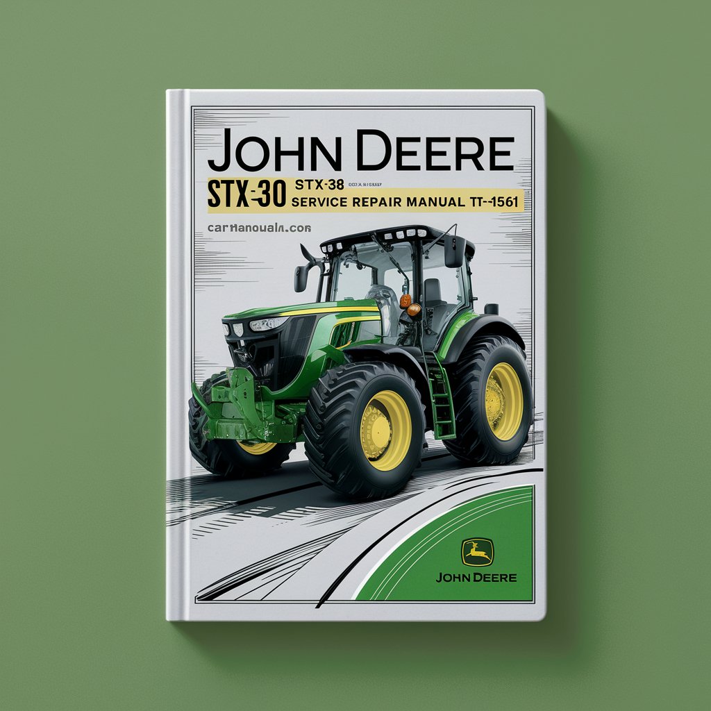 John Deere STX30 STX38 & STX46 Service Repair Manual TM-1561