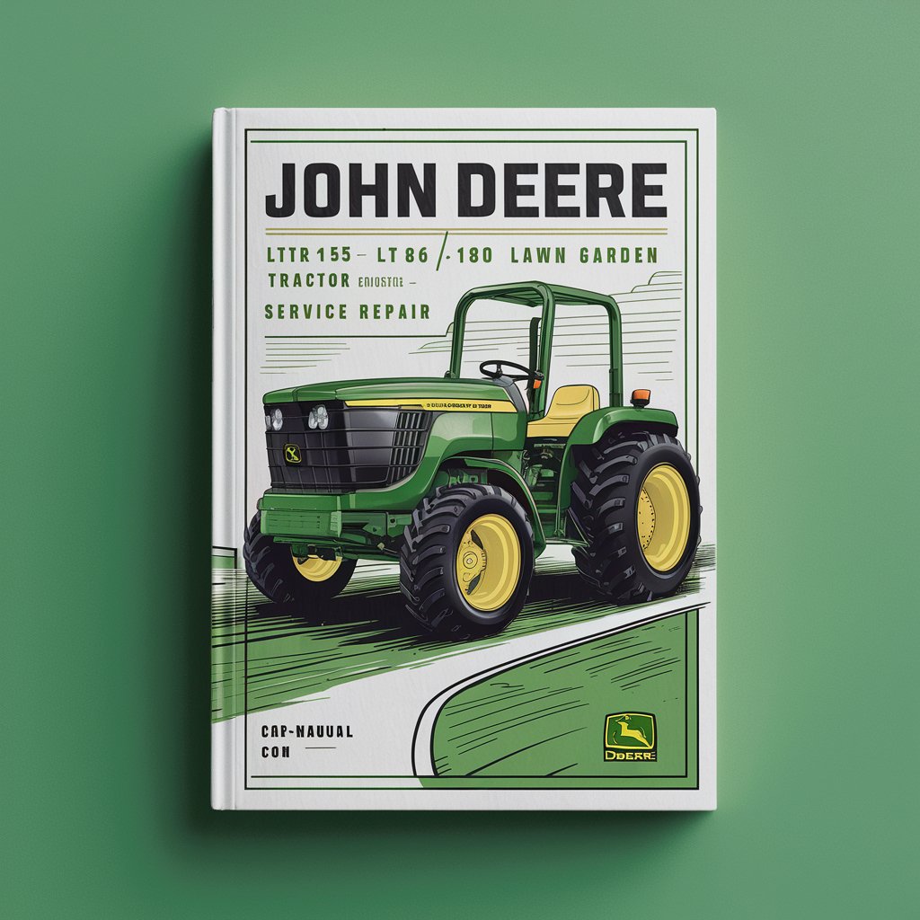 John Deere LTR155 LTR166 LTR180 Lawn Garden Tractor Service Repair Manual