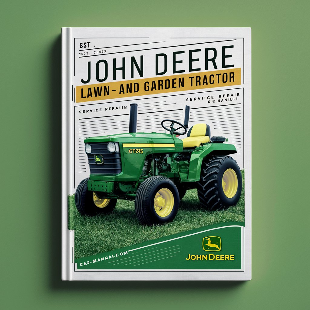 JOHN DEERE GT275 LAWN And GARDEN Tractor Service Repair Manual