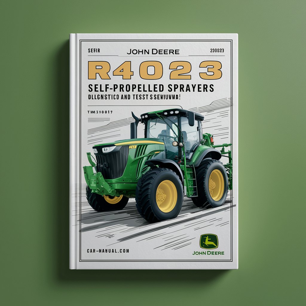 John Deere R4023 Self-Propelled Sprayers Diagnostic and Tests Servicew Manual (TM130819)