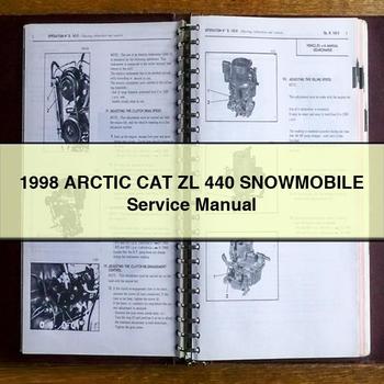 1998 Arctic CAT ZL 440 Snowmobile Service Repair Manual