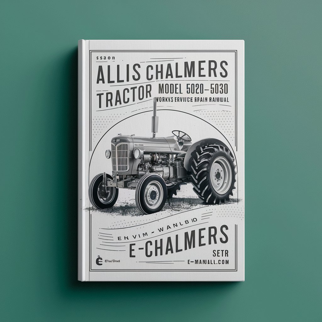 Allis Chalmers Tractor Model 5020 5030 Workshop Service Repair Manual