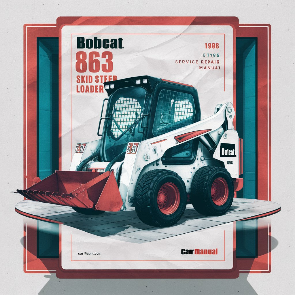 BOBCAT 863 SKID Steer Loader SN 514511001-514524999 (EDITION 1998) Service Repair Manual