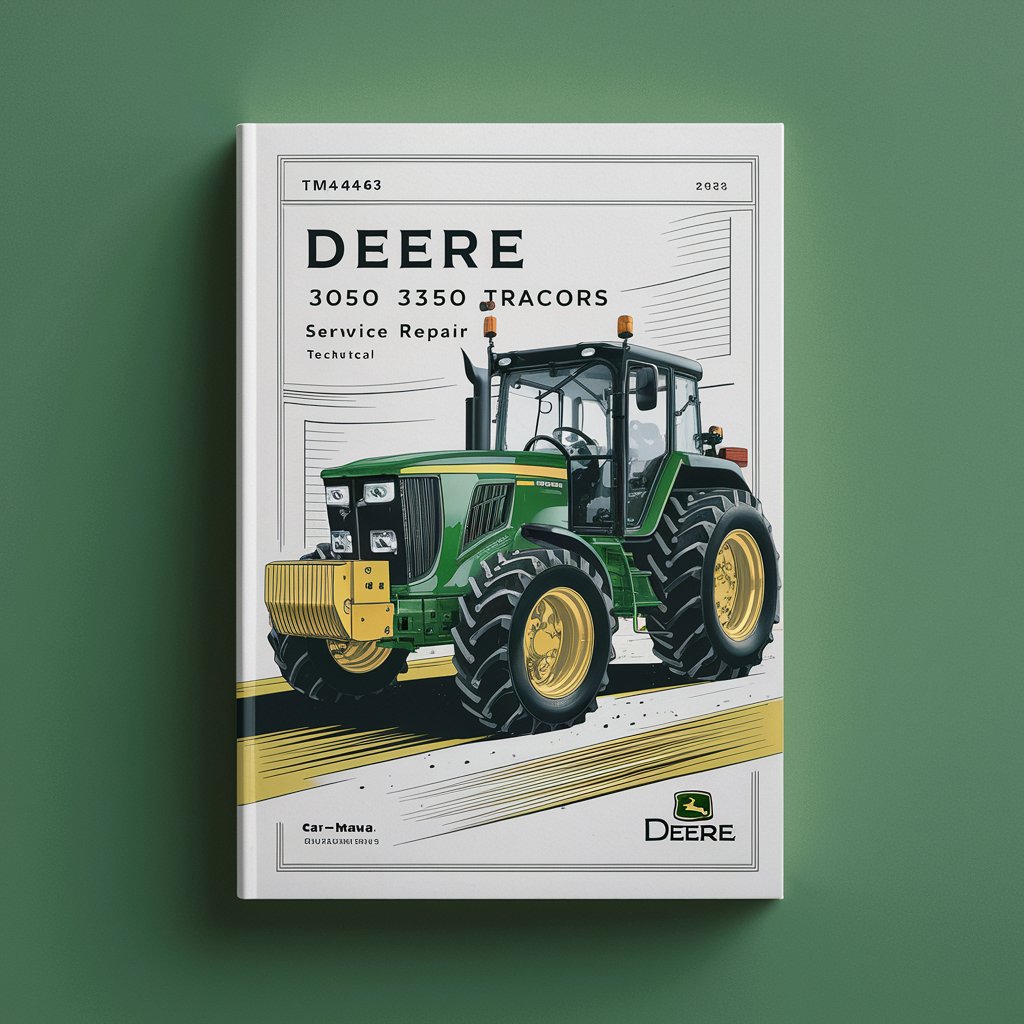 Deere 3050 3350 3650 Tractors Service Repair Technical Manual (tm4443)