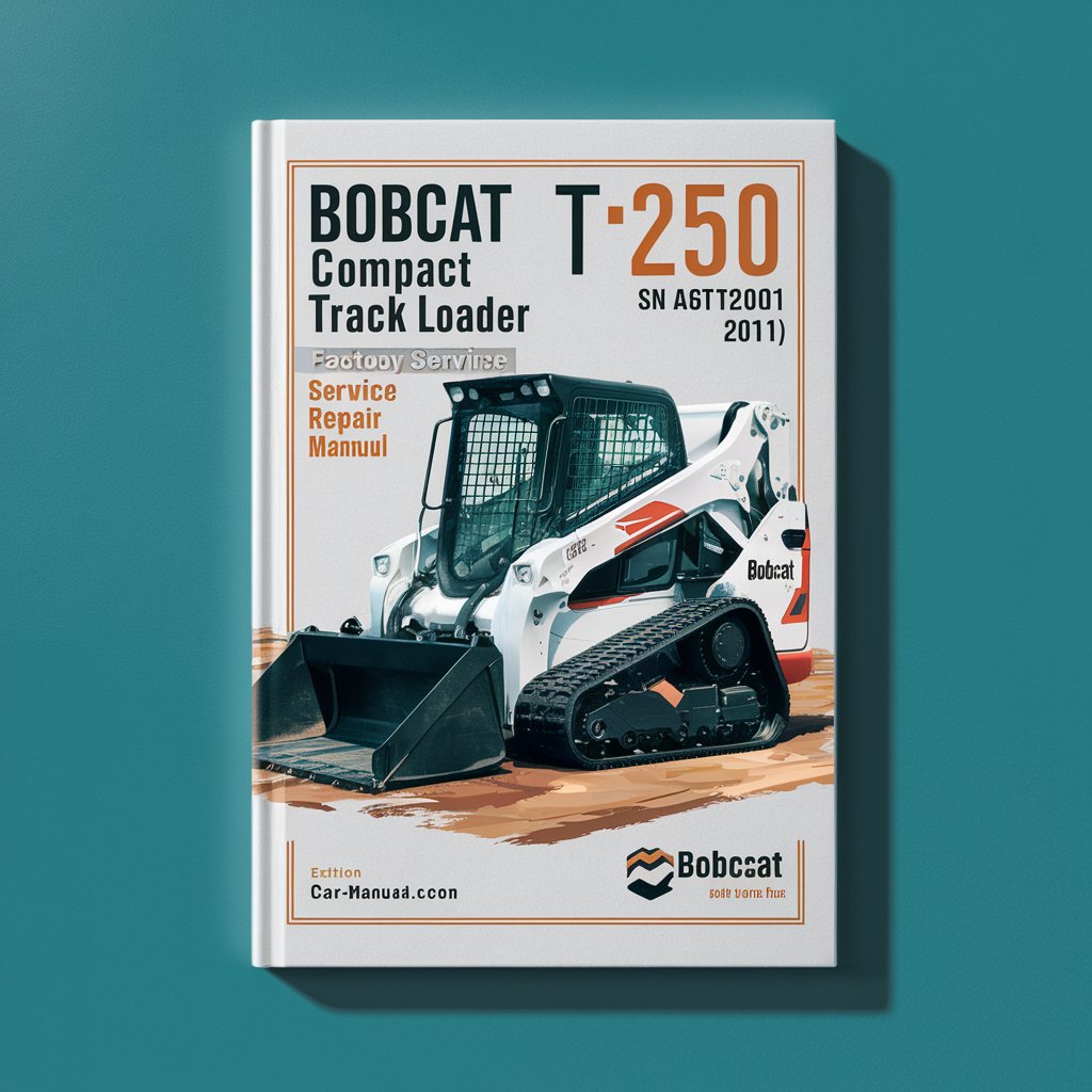 BOBCAT T250 Compact TRACK Loader SN A5GT20001 & Above (EDITION 2011) Factory Service Repair Manual