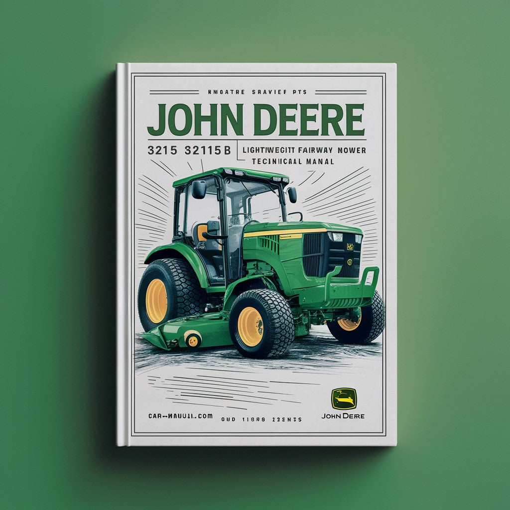 John Deere 3215 3215A 3215B 3225B 3235 3235A 3235B Lightweight Fairway Mower Technical Manual