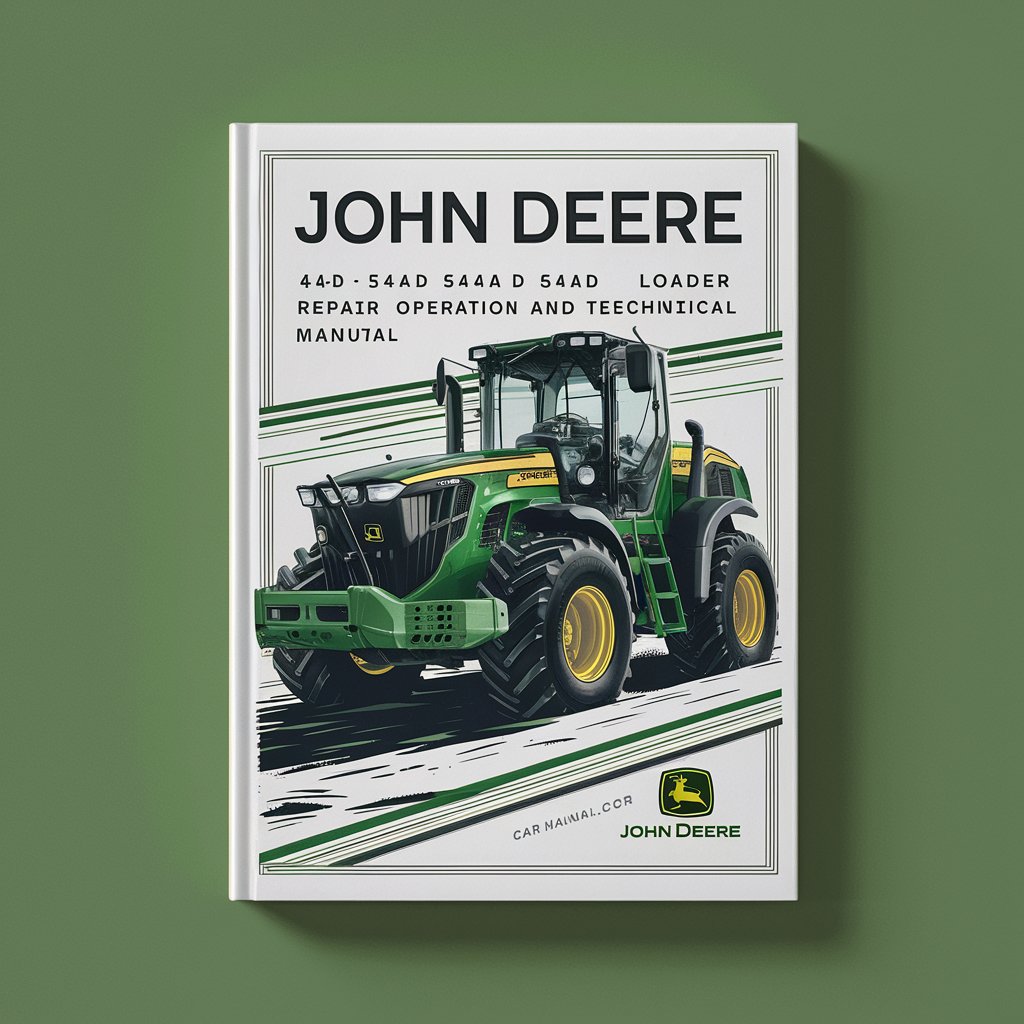 John Deere 444D 544D 644D Loader Repair Operation and Tests Technical Manual