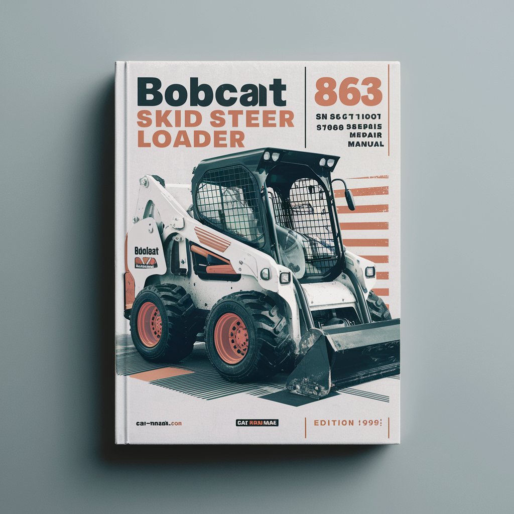 BOBCAT 863 SKID Steer Loader SN 514611001-514624999 (EDITION 1998) Factory Service Repair Manual