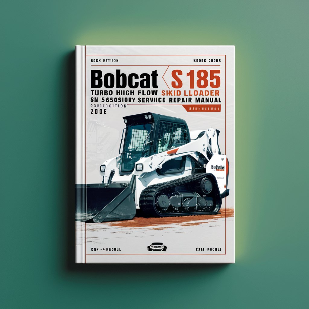 BOBCAT S185 Turbo High FLOW SKID Steer Loader SN 525011001 & Above (Book EDITION 2006) Factory Service Repair Manual