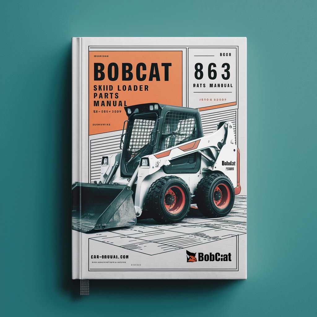 BOBCAT 863 SKID Steer Loader Parts Manual SN 514611001-39999